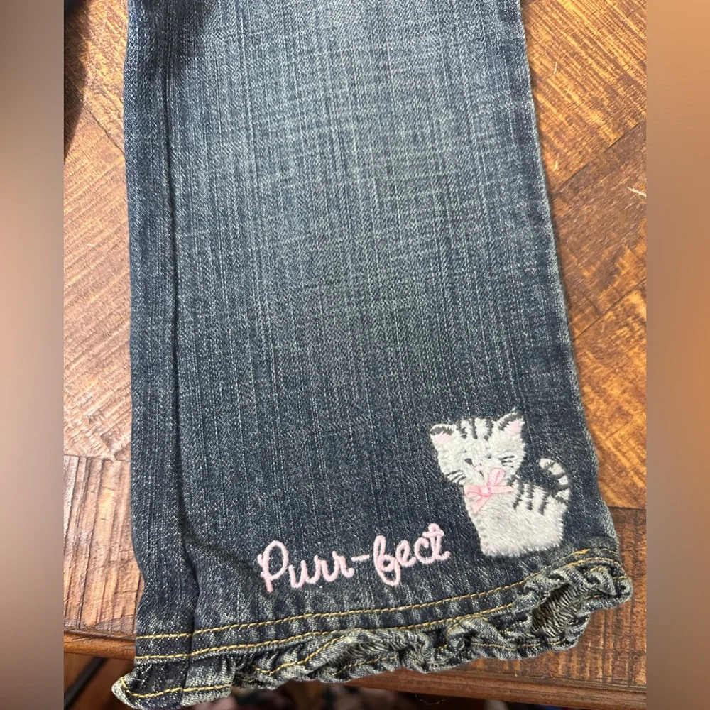 NWT Gymboree 2T Gray Kitty‎ Cat Purr-fact Denim Jeans